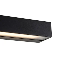 Moderne wandlamp zwart incl. LED IP65 - Steph