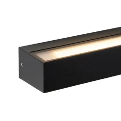 Moderne wandlamp zwart incl. LED IP65 - Steph
