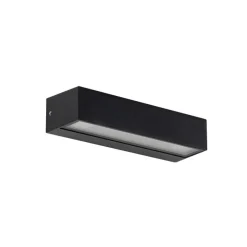 Moderne wandlamp zwart incl. LED IP65 - Steph