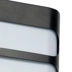 Moderne wandlamp zwart incl. LED IP44 - Gaev