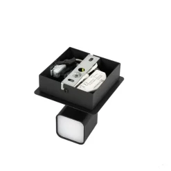 Moderne wandlamp zwart incl. LED met schakelaar - Nola