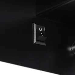 Moderne wandlamp zwart incl. LED met USB - Thijs