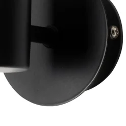 Moderne wandlamp zwart IP44 - Cederic Up