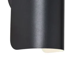 Moderne wandlamp zwart 2-lichts - Gotthard