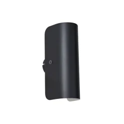 Moderne wandlamp zwart 2-lichts - Gotthard