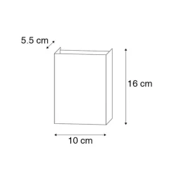 Moderne wandlamp zwart 2-lichts - Otan S