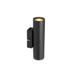 Moderne wandlamp zwart 2-lichts - Jeana