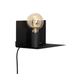 Moderne wandlamp zwart magnetisch verstelbaar - Muro