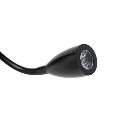 Moderne wandlamp zwart met flexarm - Brescia Combi