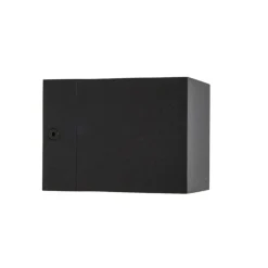 Moderne wandlamp zwart met lichteffect - Transfer