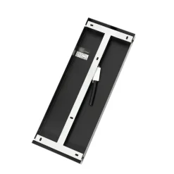 Moderne wandlamp zwart met smoke glas - Stavelot