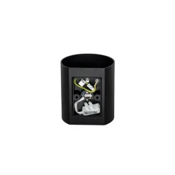 Moderne wandlamp zwart met lichteffect - Sabbio