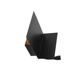 Moderne wandlamp zwart met USB en flexarm - Flero