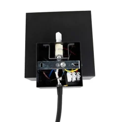 Moderne wandlamp zwart met USB en flexarm - Flero