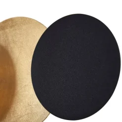 Moderne wandlamp zwart met goud incl. LED 3-staps dimbaar 5-lichts - Sunrise 3