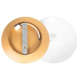 Moderne wandlamp zwart met goud - Sunrise