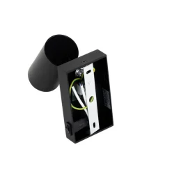 Moderne wandlamp zwart verstelbaar met schakelaar - Jeana Luxe