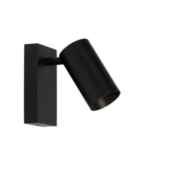 Moderne wandlamp zwart verstelbaar met schakelaar - Jeana Luxe