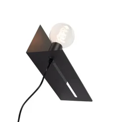 Moderne wandlamp zwart verstelbaar - Muro