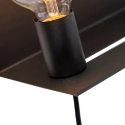 Moderne wandlamp zwart verstelbaar - Muro