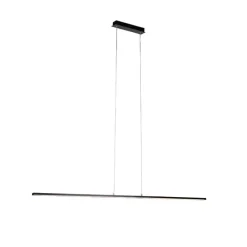 Moderne zwarte hanglamp 150 cm incl. LED - Banda