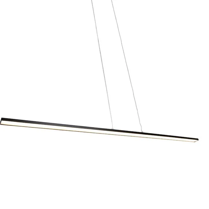 Moderne zwarte hanglamp 150 cm incl. LED - Banda