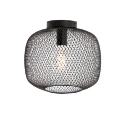 Moderne zwarte plafondlamp - Bliss Mesh