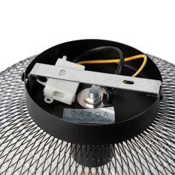 Moderne zwarte plafondlamp - Bliss Mesh