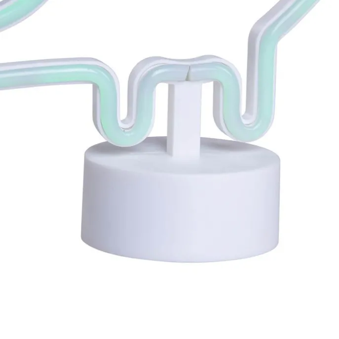 Neon tafellamp wit incl. LED - Dinosaurus