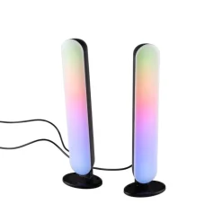 Neon tafellamp zwart incl. LED RGB dimbaar - Ninja