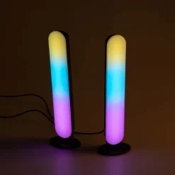 Neon tafellamp zwart incl. LED RGB dimbaar - Ninja