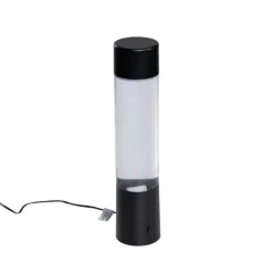 Neon tafellamp zwart incl. LED RGB - Orkaan