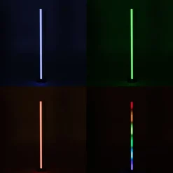 Neon tafellamp zwart incl. LED RGB dimbaar - Tijs