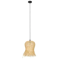 Oosterse buiten hanglamp bamboe IP44 - Carlos