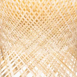 Oosterse buiten hanglamp bamboe IP44 - Carlos