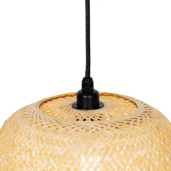 Oosterse buiten hanglamp bamboe IP44 - Carlos