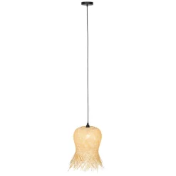 Oosterse buiten hanglamp bamboe IP44 - Carlos