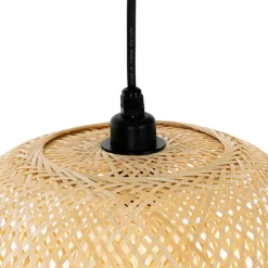 Oosterse buiten hanglamp bamboe 3-lichts IP44 - Rafael