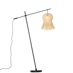 Oosterse buiten vloerlamp bamboe IP44 - Carlos