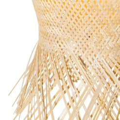 Oosterse buiten vloerlamp bamboe IP44 - Carlos