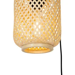 Oosterse hanglamp bamboe 3-lichts - Yvonne