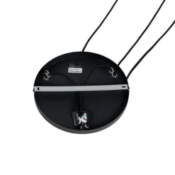 Oosterse hanglamp bamboe met zwart 3-lichts - Yvonne