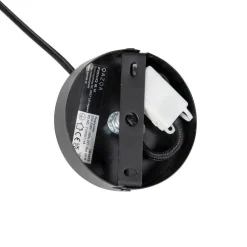 Oosterse hanglamp bamboe met zwart 32 cm - Evalin