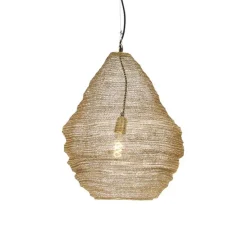 Oosterse hanglamp goud 45 cm - Nidum L