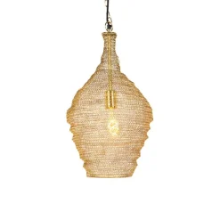 Oosterse hanglamp goud 30 cm - Nidum