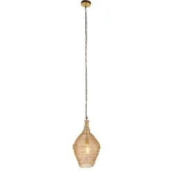 Oosterse hanglamp goud 30 cm - Nidum