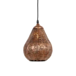 Oosterse hanglamp koper - Billa Dia