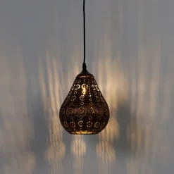Oosterse hanglamp koper - Billa Dia