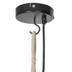 Oosterse hanglamp macramé 50 cm - Leonard