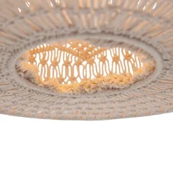 Oosterse hanglamp macramé 50 cm - Leonard